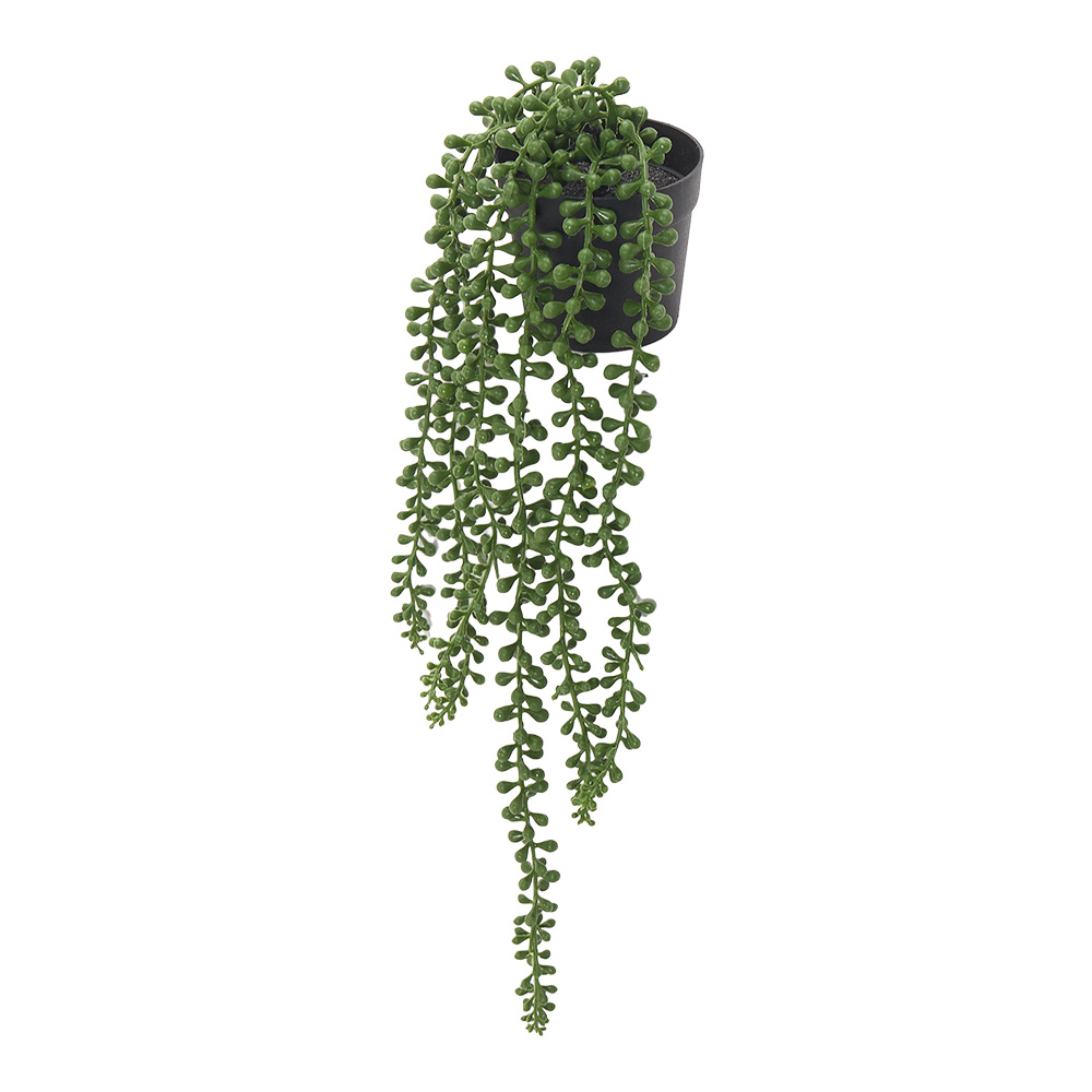 Pack of 4 Artificial Hanging Plants for Indoor and Outdoor Decor